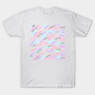 Colorful watercolor abstract glitter sparkle art T-Shirt